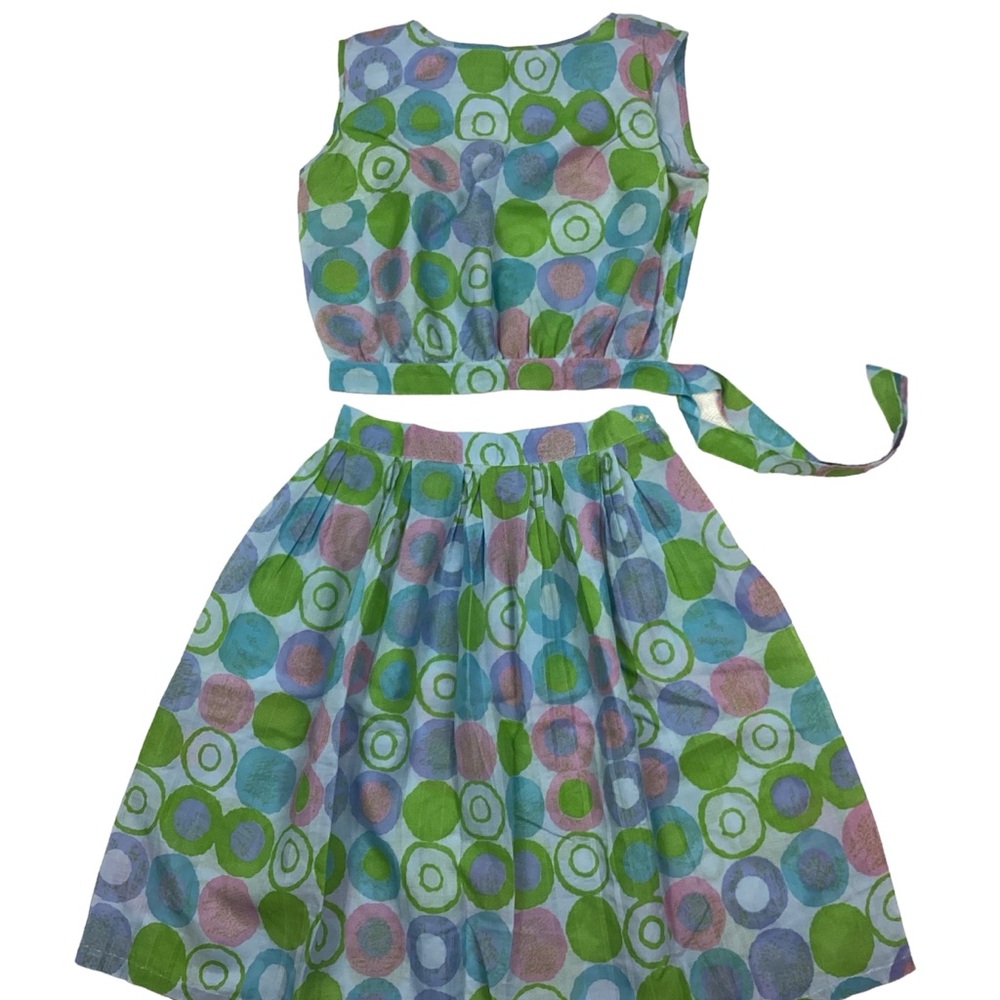 60s Vintage Skirt and Top Set
